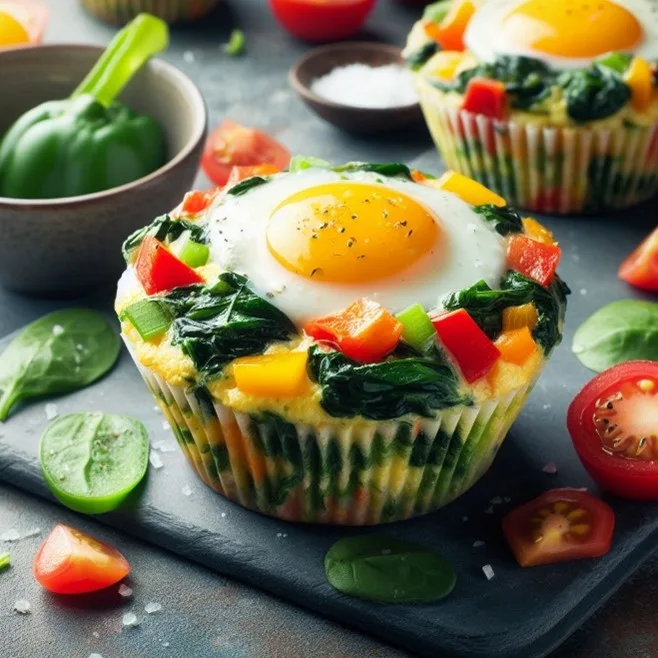 Egg and Vegetable Breakfast Muffins